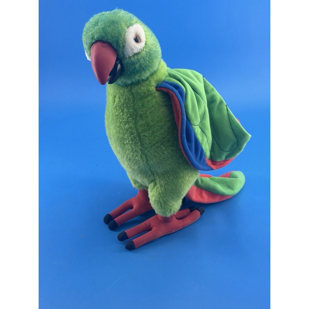 Vintage 1998 Best Friend Paulie Sweet Talking Parrot Plush 12" Tested DreamWorks